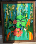 44 Buddha Acrylic Colour Painting