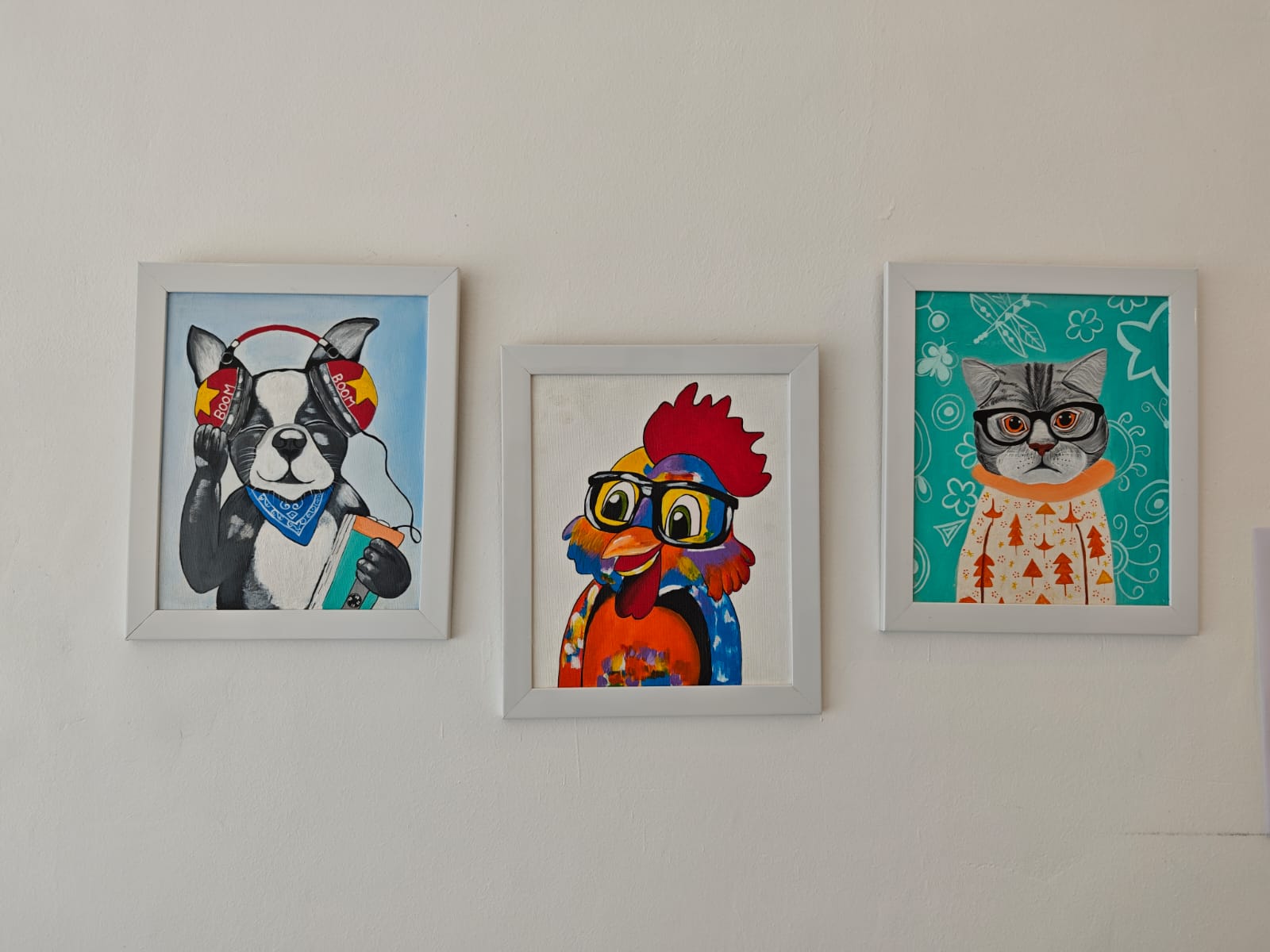 105 Funky Animal Kids Room Painting | Acrylic