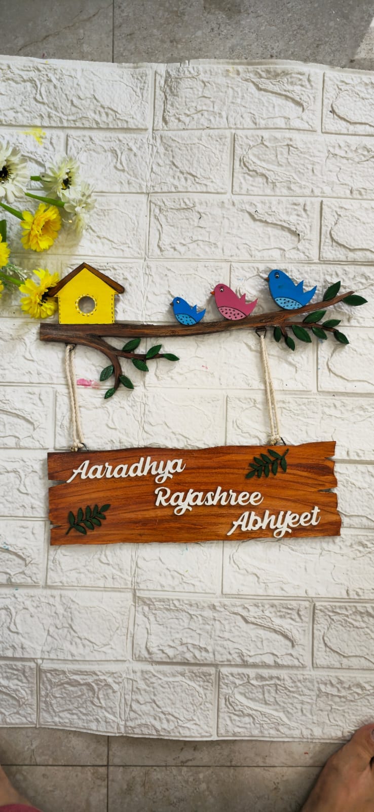 Custom Name Boards & Nameplates – Handcrafted Indian Art for Your Home