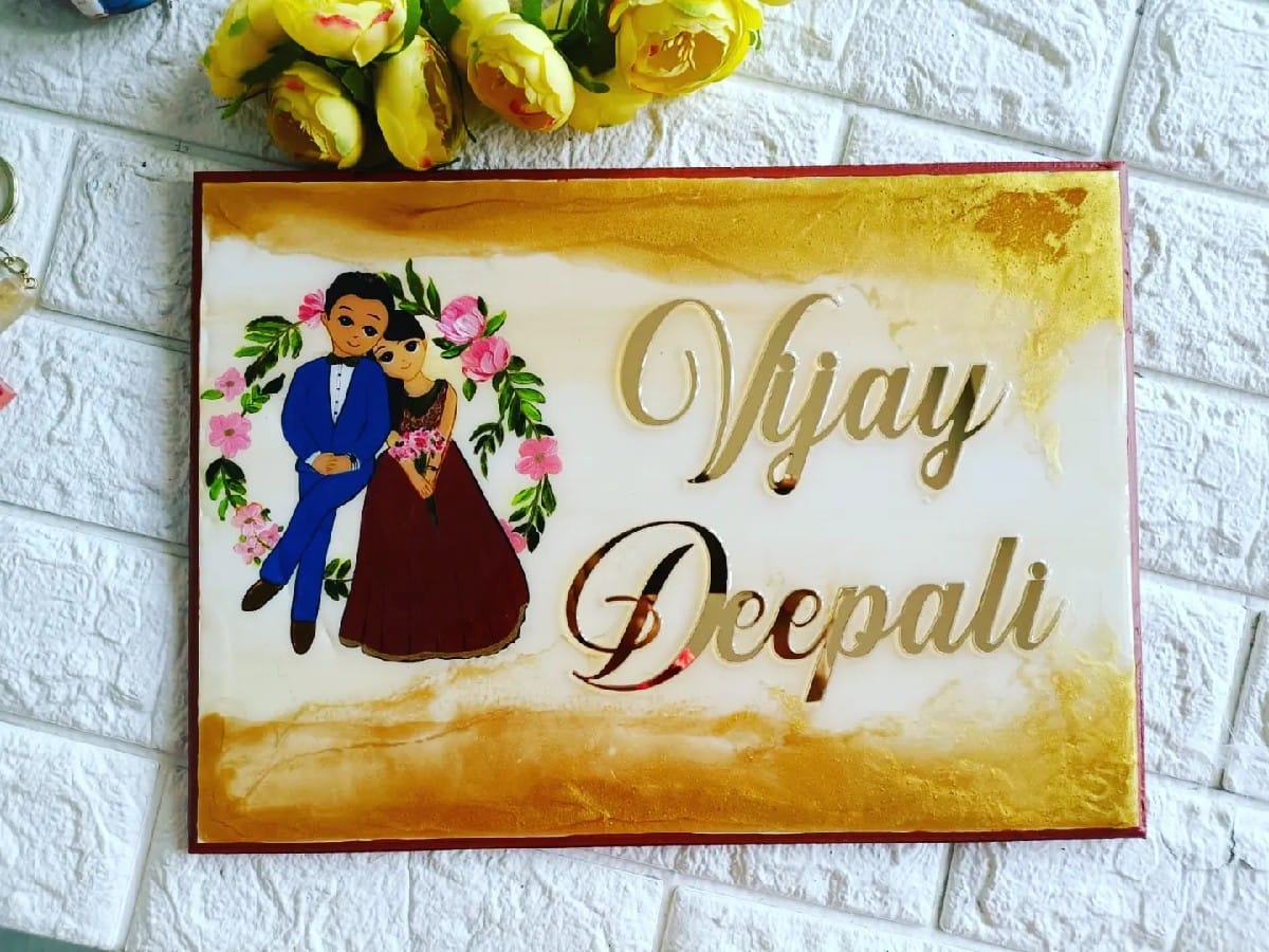 Custom Wedding Keepsake Shadow Box