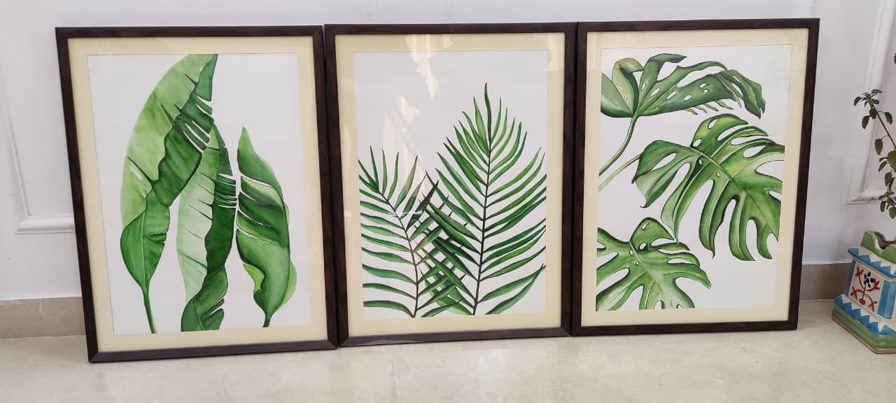 99 Watercolour Botanical Paintings | Set of 3